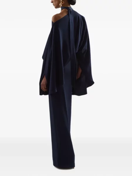 Rochie maxi Taller Marmo drapată albastru