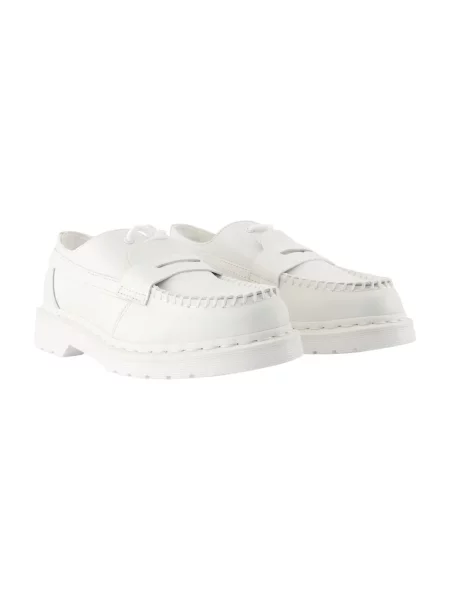 Mokasyny Mm6 Maison Margiela na platformie retro białe