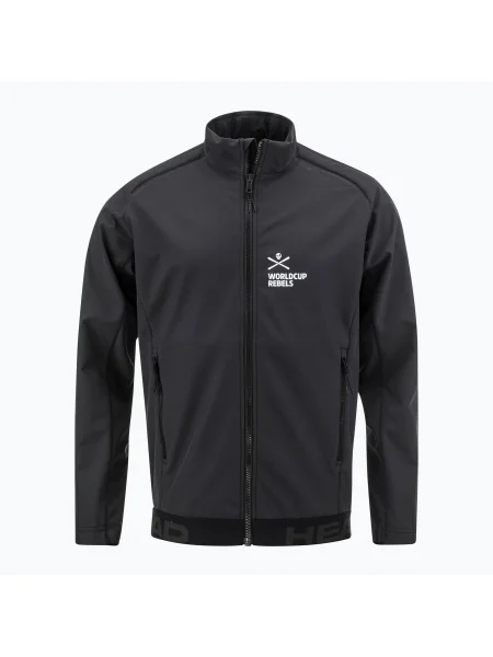 Jachetă softshell pentru bărbați HEAD Race Softshell negru