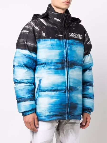Kabát Moschino modrý