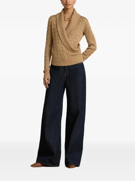 Gulerat pulover Lauren Ralph Lauren maro
