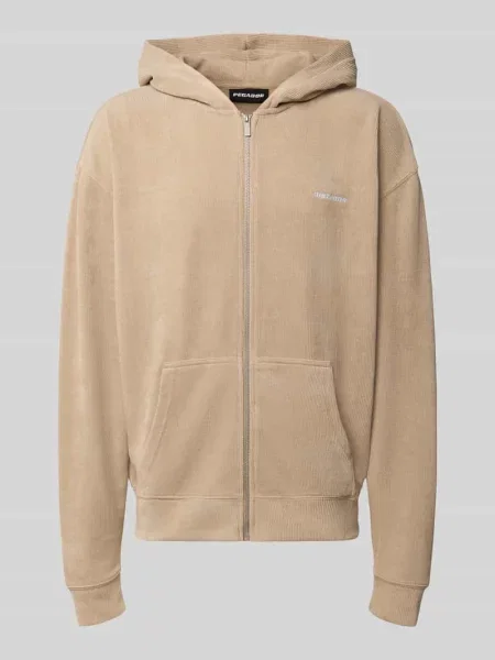 Bluza rozpinana o kroju oversized z detal z logo model Mezzano' Pegador beżowa