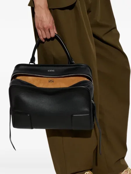 Geantă shopper Loewe cu imagine negru