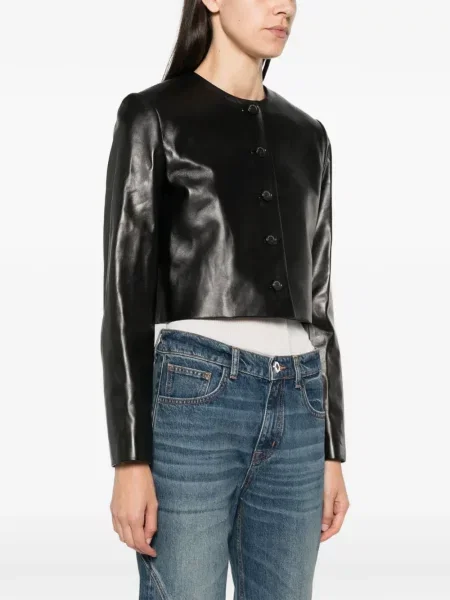 Geanta de piele Brandon Maxwell negru