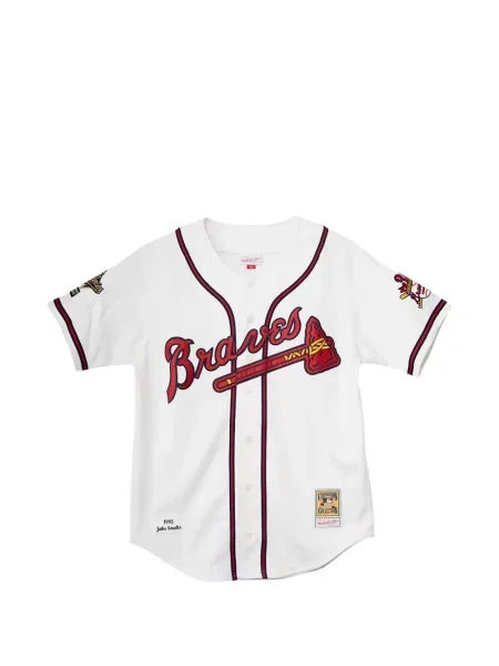 Cămașă Mitchell & Ness din jerseu alb