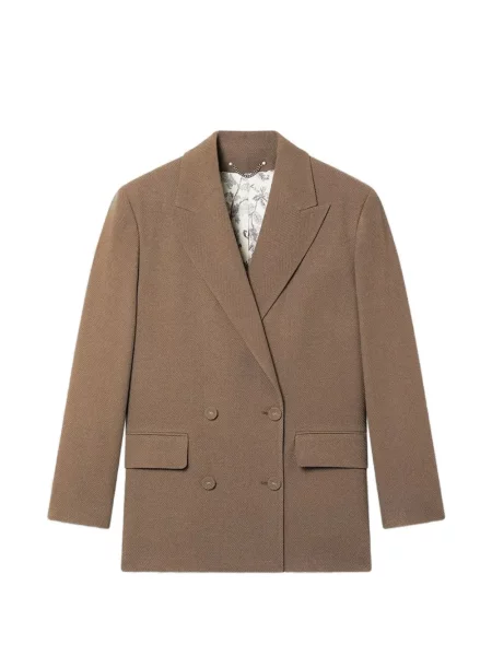 Sacou Golden Goose cu două rânduri de nasturi maro