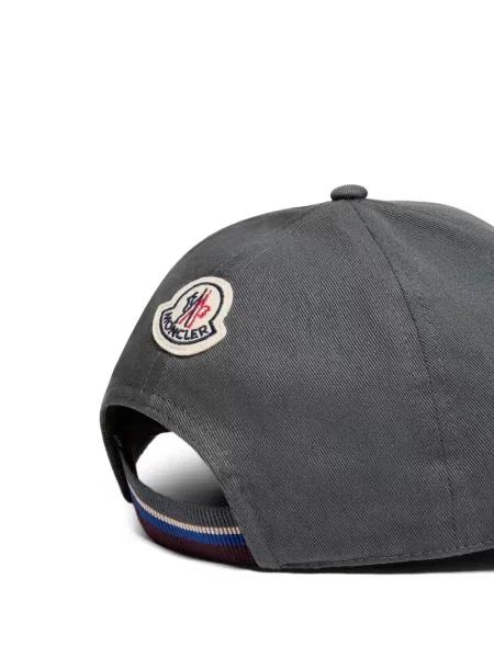 Șapcă Moncler cu autograf gri