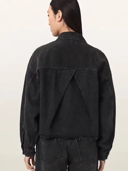 AllSaints коротка куртка джинсова NICKY