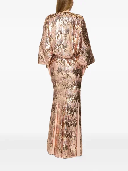 Kurtka Genny z cekinami brązowa