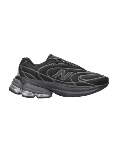 Lniane sneakersy New Balance czarne