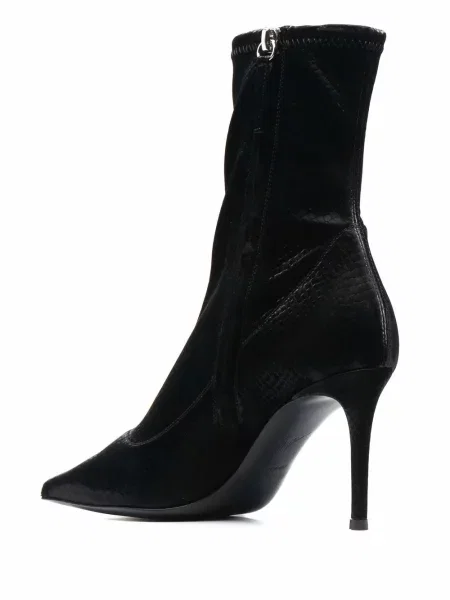 Cizme Giuseppe Zanotti cu toc înalt negru