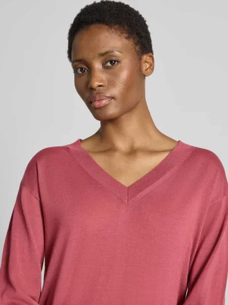 Sweter z bawełny o kroju regular fit z czystej żywej wełny model Freeslyn' Boss
