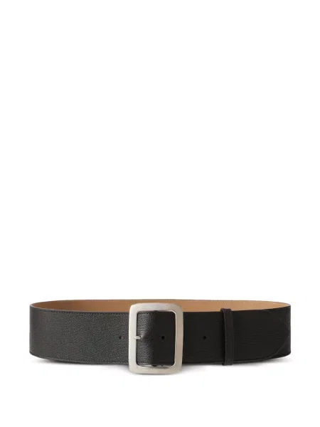 Cu centură curea Ralph Lauren Collection din piele cu cataramă maro