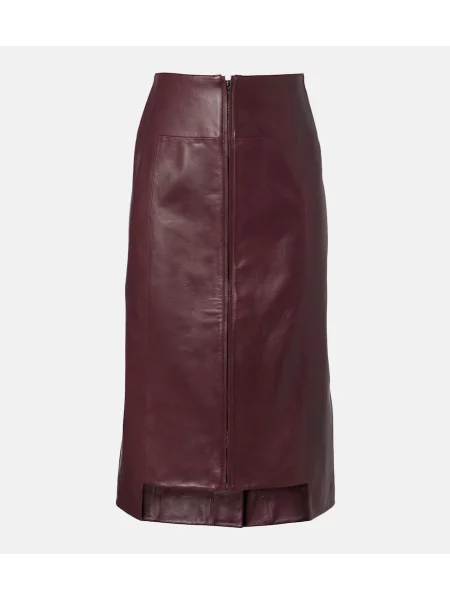Fustă din piele Victoria Beckham