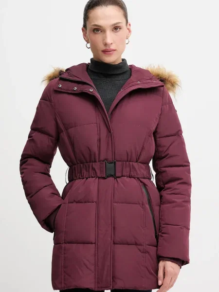 Яке Pepe Jeans зимен модел бордо