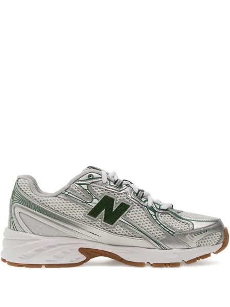 Велурени маратонки New Balance 530 с висока талия с принт сиво