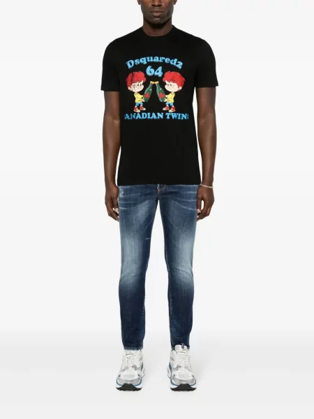 Marškinėliai Dsquared2 juoda