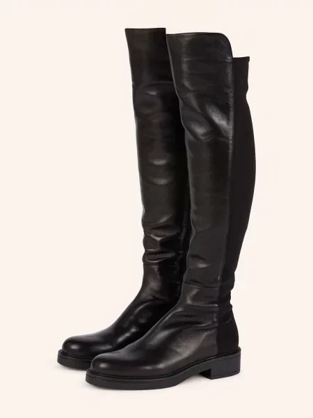 Stuart Weitzman Overknee Kozačky Celia černá