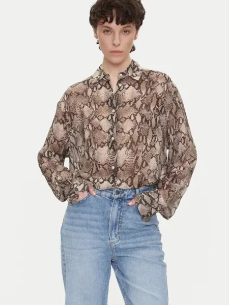 Блуза Hugo коричнева