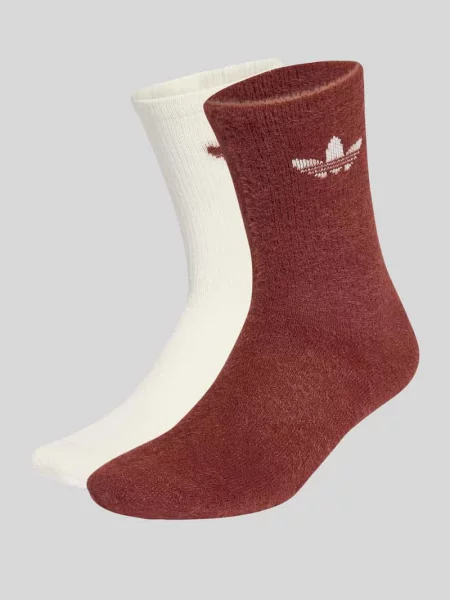Skarpety z detal z logo w zestaw 2 szt. Adidas Originals różowe