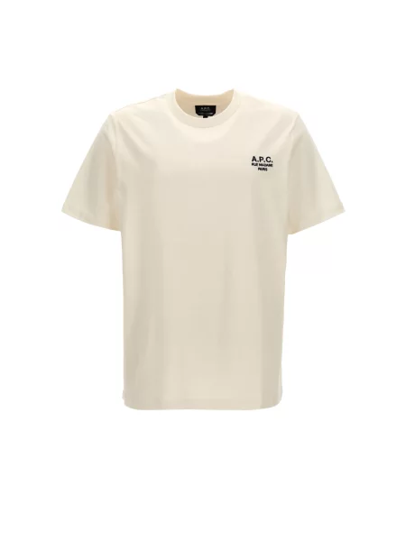 Koszulka A.p.c. z krótkim rękawem biała