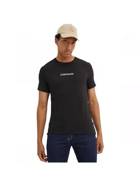 Klasické tričko Guess Jeans černé