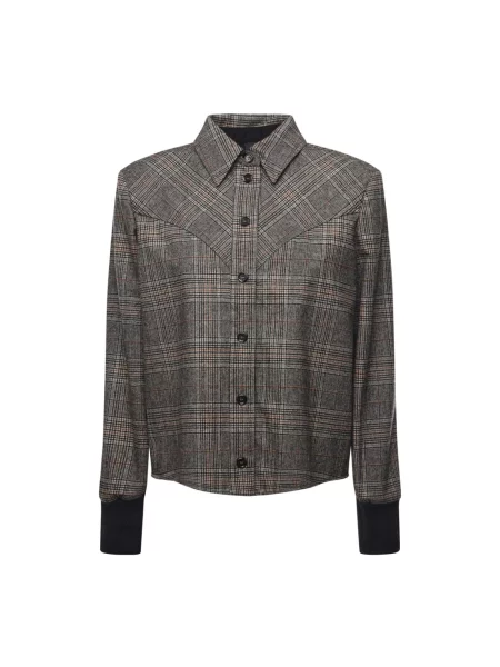 Kurtka Pinko w kratkę brązowa