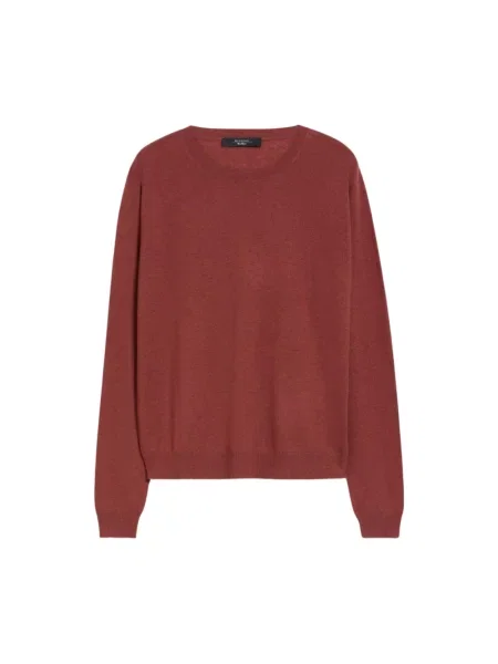 Sweter Max Mara wełniany czerwony