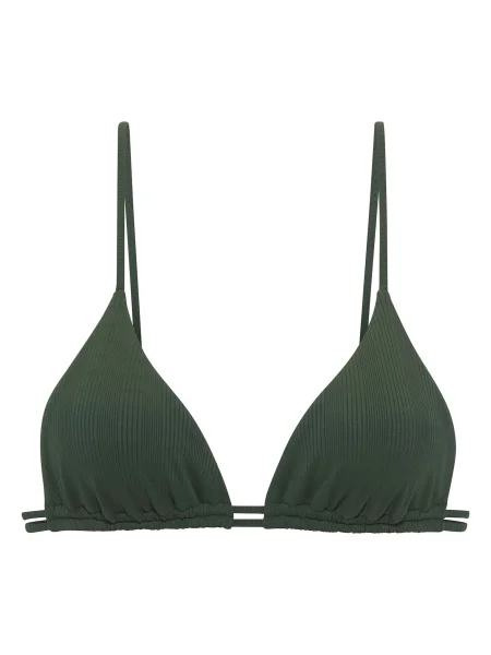 Copenhagen Studios Sutien costum de baie închis verde