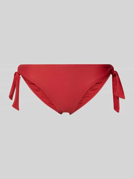 Spodnie bikini o kroju slim fit z detalem z logo model Kelli' Barts czerwone