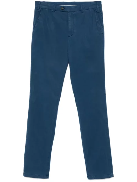 Pantaloni chino Canali conici albastru