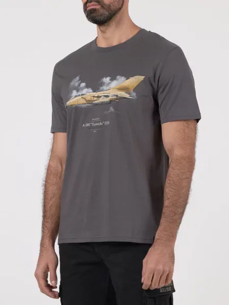 Футболка Aeronautica Militare сіра