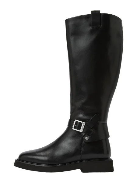 Barbour ghete de piele Theodora cu plat negru