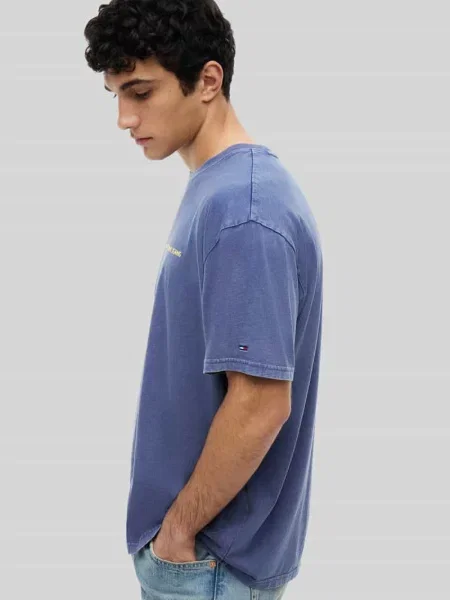 T-shirt o kroju relaxed fit z czystej bawełny Tommy Jeans