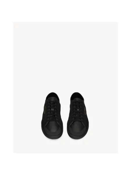 Sneakersy Saint Laurent skórzane na siłownię czarne