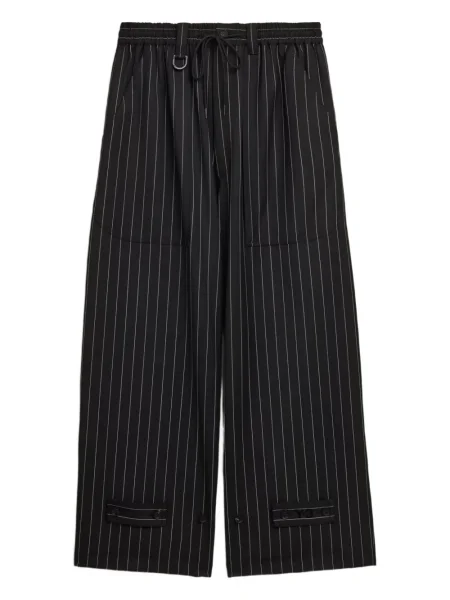 Pantaloni Y-3 cu dungi negru