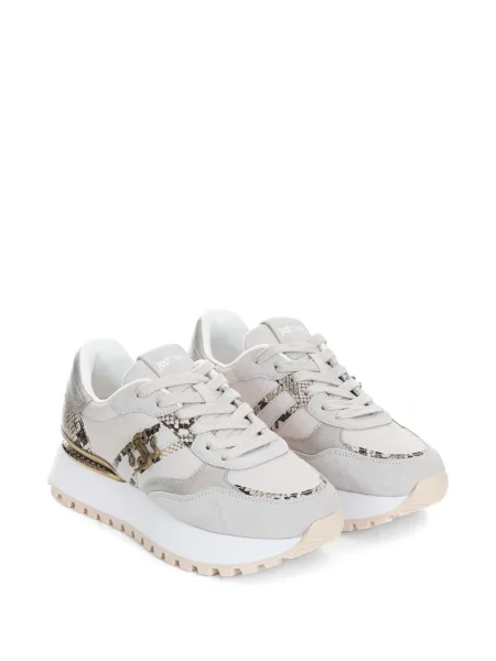 Sneakerși Just Cavalli cu platformă cu autograf