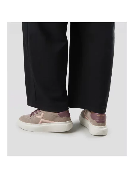 Sneakersy Alexander Smith zamszowe różowe