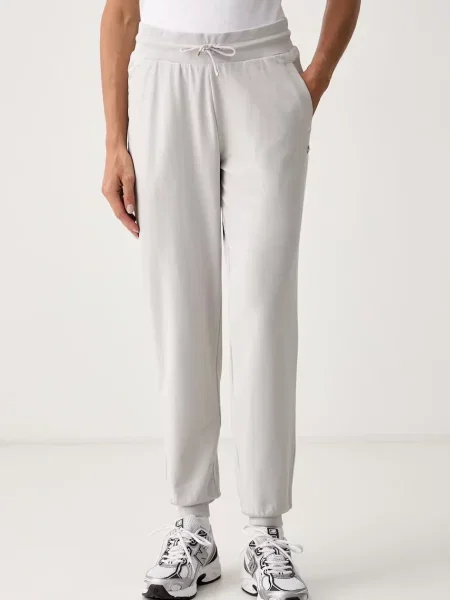 Emporio Armani melegítő szett női elasztánnal szürke