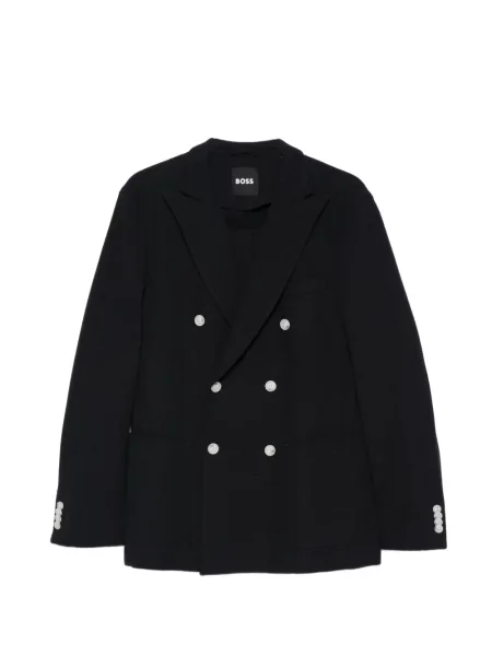 Sacou cu două rânduri de nasturi Boss cu două rânduri de nasturi albastru