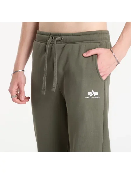 Pantaloni de trening Alpha Industries Basic Small Logo II Jogger Dark Olive M măslin