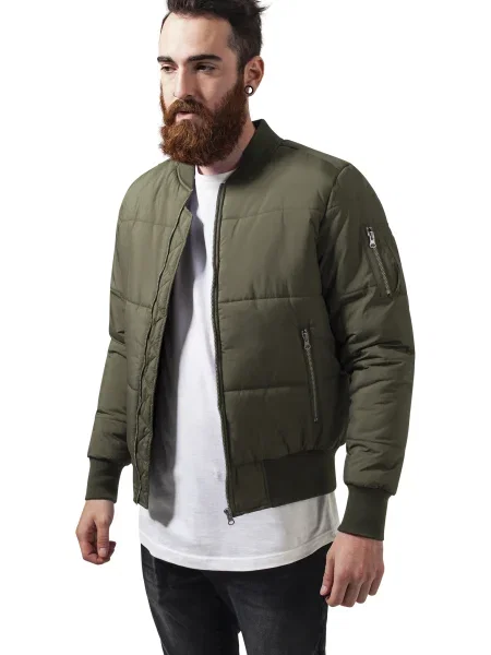 Urban Classics Prechodná bunda olivová čierna