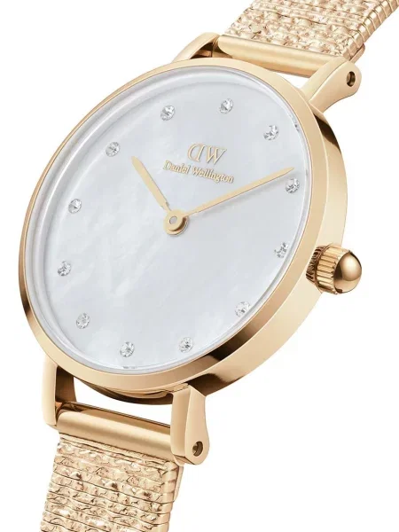 Dámske hodinky v zlatej farbe Daniel Wellington Petite Lumine