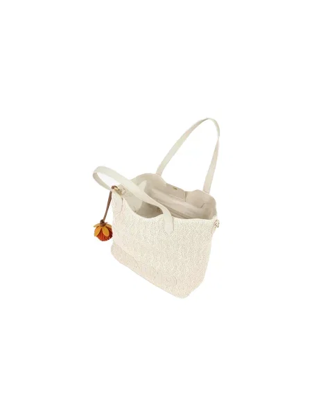 Shopper kabelka Valentino Bags béžová