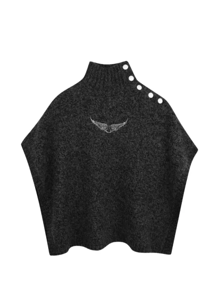 Ponczo dziecięce Zadig & Voltaire szare