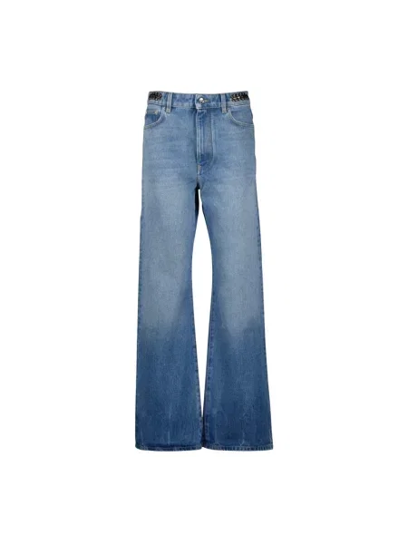 Jeansy dzwony Paco Rabanne niebieskie