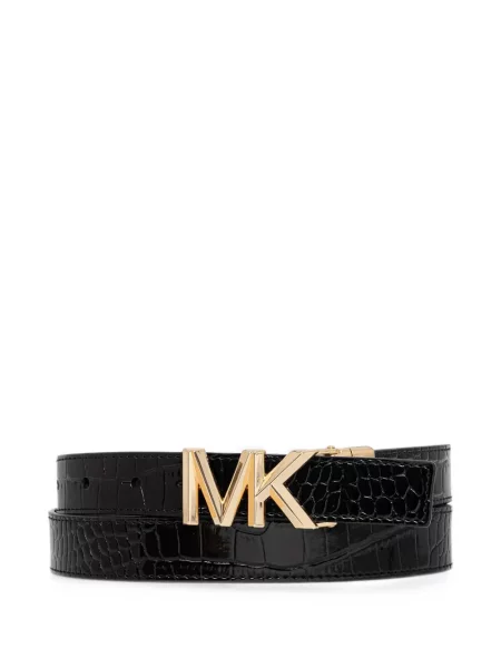 Reversibil bikini Michael Michael Kors cu broderie din piele de căprioară portocaliu