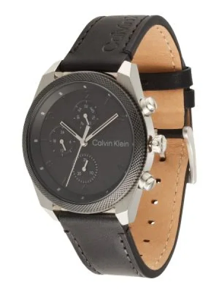 Calvin Klein Ceas analogic / argintiu negru