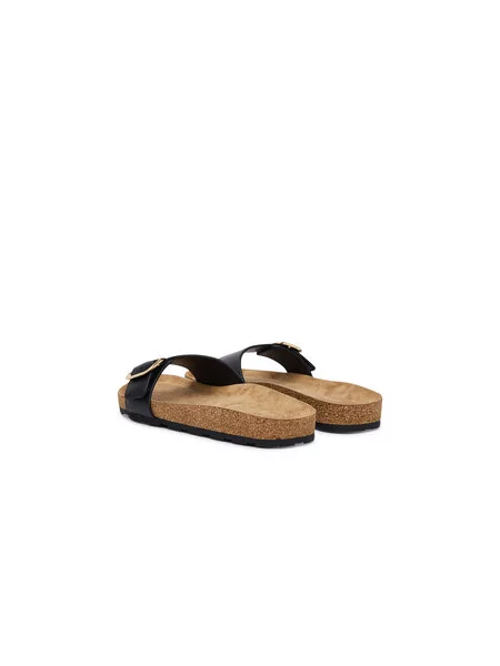 Slip on sandály Tommy Hilfiger černé