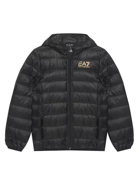 Vatovaná bunda Emporio Armani černá